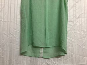 Green Sleevless Top