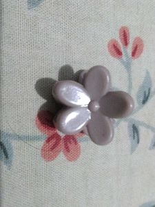 Flower Hair Clips - Set of 4 small mini cute