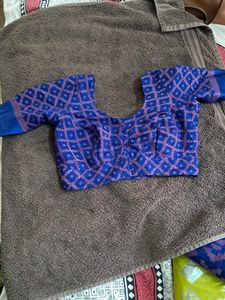 Blue Brasso Saree