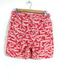 Red Printed Boxer Shorts (Men&#39;s)