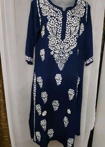 Hand Work Luknowi Kurti