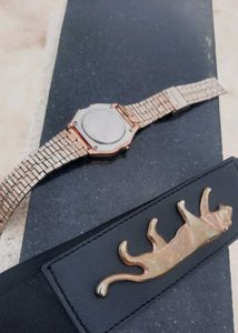 Watch With Free Belt