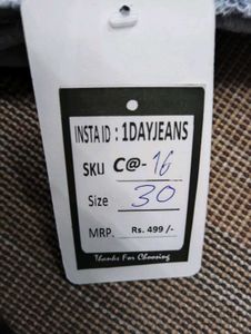 C@16 Size-30 Slim Jeans