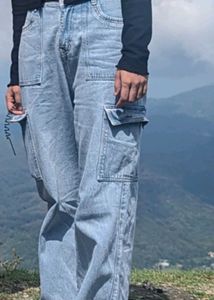 Cargo Light Blue Jeans
