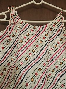 Cute Rajasthani Style Kurta With Tie-up Sleeve