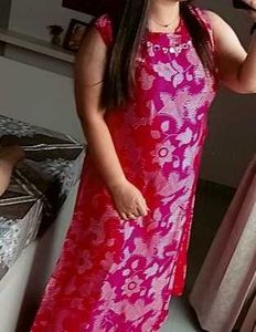 Pink Printed Top