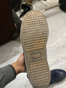 Stylish Blue High-Top Sneakers