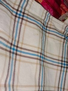 Color Block Canvas Tote Bag