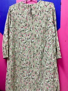 Floral Print Dress With Inner Lining