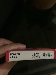 pair of -1.75 power Contact Lenses