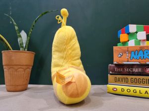 Yellow Larva Plush Toy Medium-sized