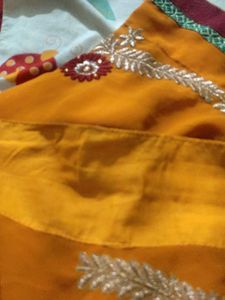 Beautiful Orange Saree