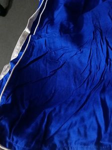 Blue Embroidery Rayon Kurti Set