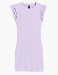H&M Lilac Bodycon Dress