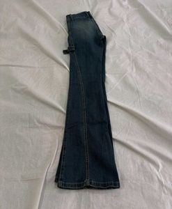 low rise vintage Y2K aesthetic flare pants