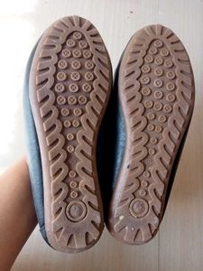 Ballerina Flat Leather Shoes