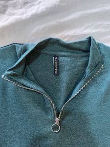 Green Quarter Zip Tee