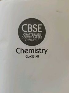 Cbse Solved Papers Book Arihant Class 12 Chemistry