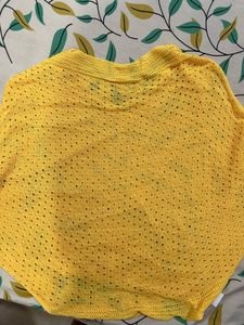 Urbanic Yellow Knit Cover Up
