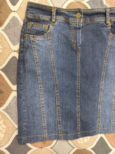 Denim Mini Skirt