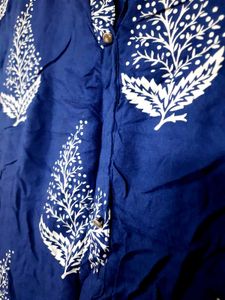 Zudio Indigo Paisley Kurta