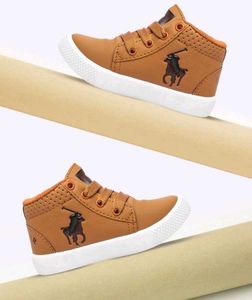 Stylish Tan High-Top Sneakers