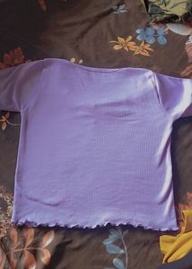 Cute Bow Lavender Top 💜✨