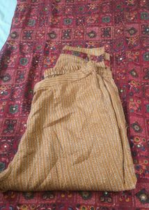 Beautiful Cotswool Kurta Pant With Stole