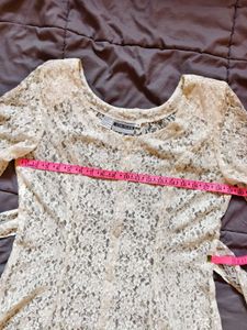 Vintage Sheer Lace Dress