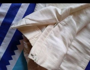 W Brand Off White ladies cigarette Pant