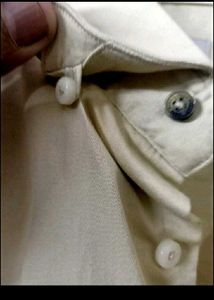 LAST PRICE RARE RABBIT Beige Regular Fit Shirt