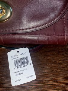 Coach Embossed Croc Satchel OG