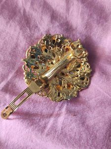 Vintage Floral Brooch or back hair pain💝😁😃