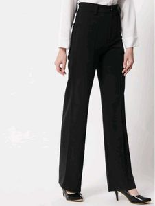 Elegant Black Straight Leg Pants
