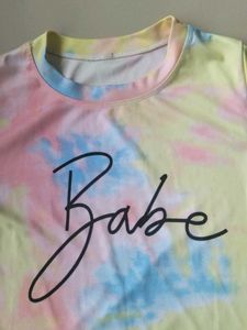 Printed Babe Tshirt For Casual Wear