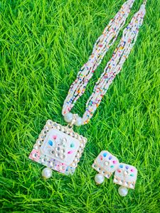 Meenakari Jewellery With Earrings