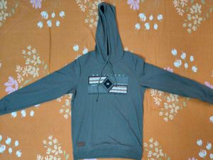 Stylish Grey Long Sleeve Hoodie