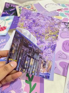 40 Purple Set Posters☔️🙋🏻‍♀️🙆🏻‍♀️💟