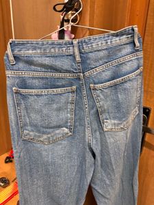 Blue High Waist Denim Jeans