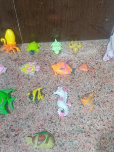 Toy Aquatic Animals For Aquarium Decoration