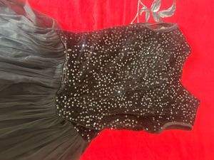 Sparkly Black Party Dress Size-S
