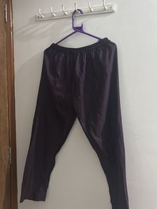Silky Purple Pajama Set