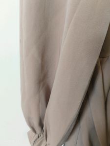 Long Abaya Dress With Back Zipper.