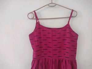 Strappy Pink Kurti