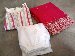 Maroon Embroidered Indian Suit