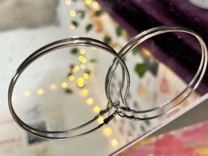 Silver Hoop Earrings
