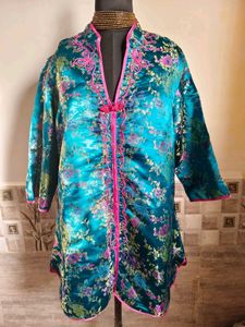Floral Embroidered Jacket Size 42/44 XXL