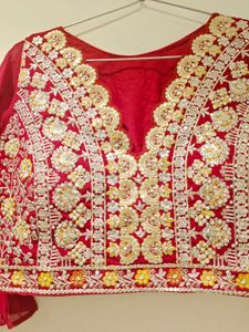 Embroidered Red Blouse