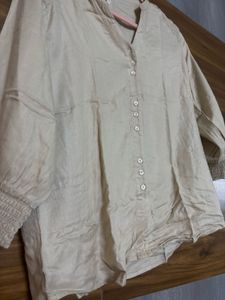 Polka Dot Button-Up Tops