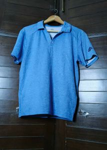 Lukken Men Blue Casual Polo T-shirt